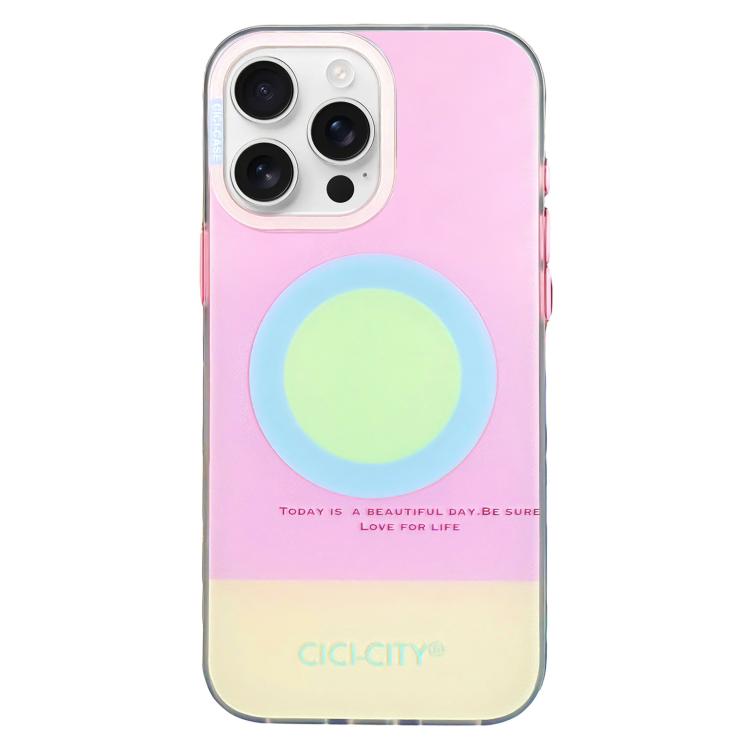 Cover magnetica effetto pelle per iPhone 15 Pro