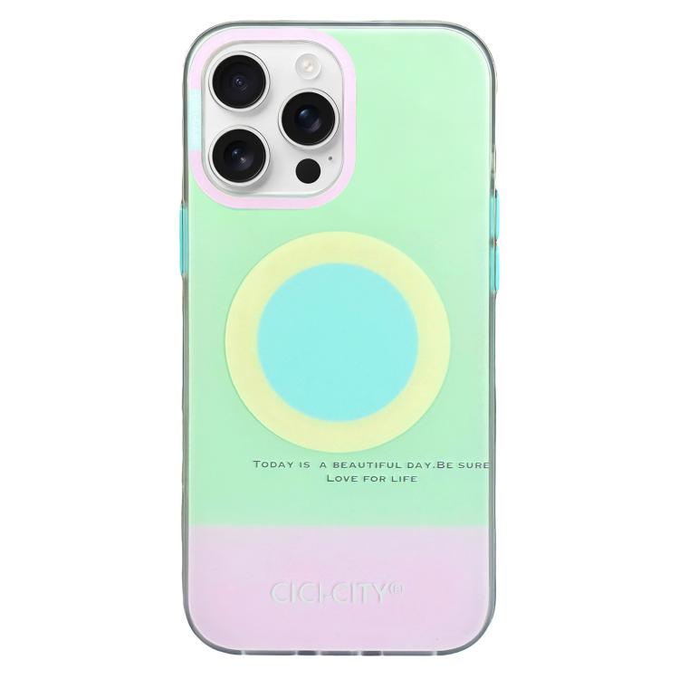 Cover magnetica effetto pelle per iPhone 15 Pro