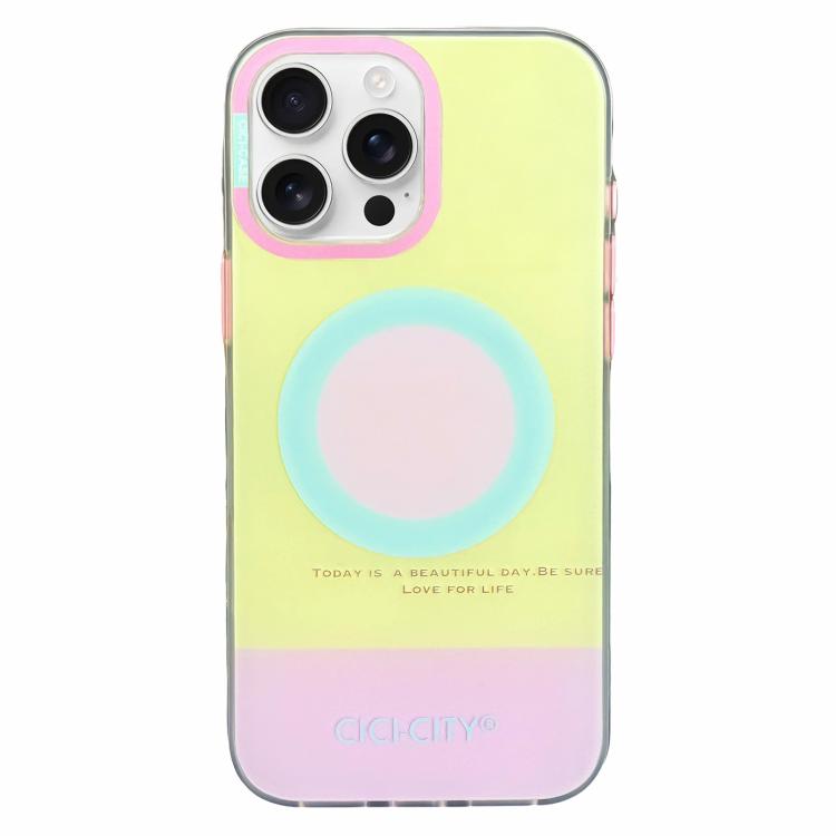 Cover magnetica effetto pelle per iPhone 15 Pro