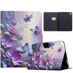 Custodia per tablet in ecopelle dipinta con filo da cucito Voltage, For Samsung Galaxy Tab A11 / A9, For Samsung Galaxy Tab A 10.1 2019 / T510