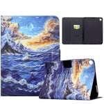 Custodia per tablet in ecopelle dipinta con filo da cucito Voltage, For Samsung Galaxy Tab A11 / A9, For Samsung Galaxy Tab A 10.1 2019 / T510