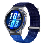 Cinturino per orologio in nylon traspirante a doppia maglia con connettori in metallo e sensazione di nuvola., 18mm, 20mm