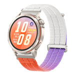 Cinturino per orologio in nylon traspirante a doppia maglia con connettori in metallo e sensazione di nuvola., 18mm, 20mm