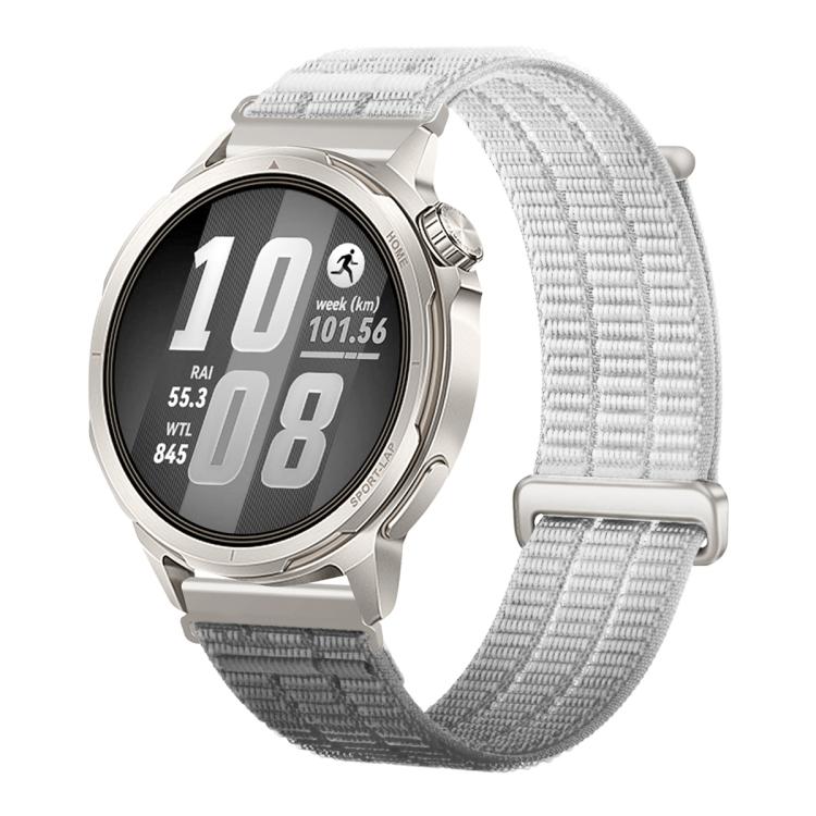 Cinturino per orologio in nylon traspirante a doppia maglia con connettori in metallo e sensazione di nuvola., 22mm