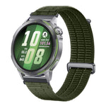 Cinturino per orologio in nylon traspirante a doppia maglia con connettori in metallo e sensazione di nuvola., 22mm