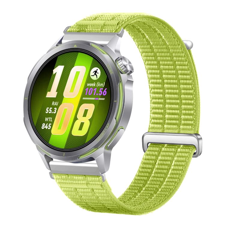 Cinturino per orologio in nylon traspirante a doppia maglia con connettori in metallo e sensazione di nuvola., 22mm