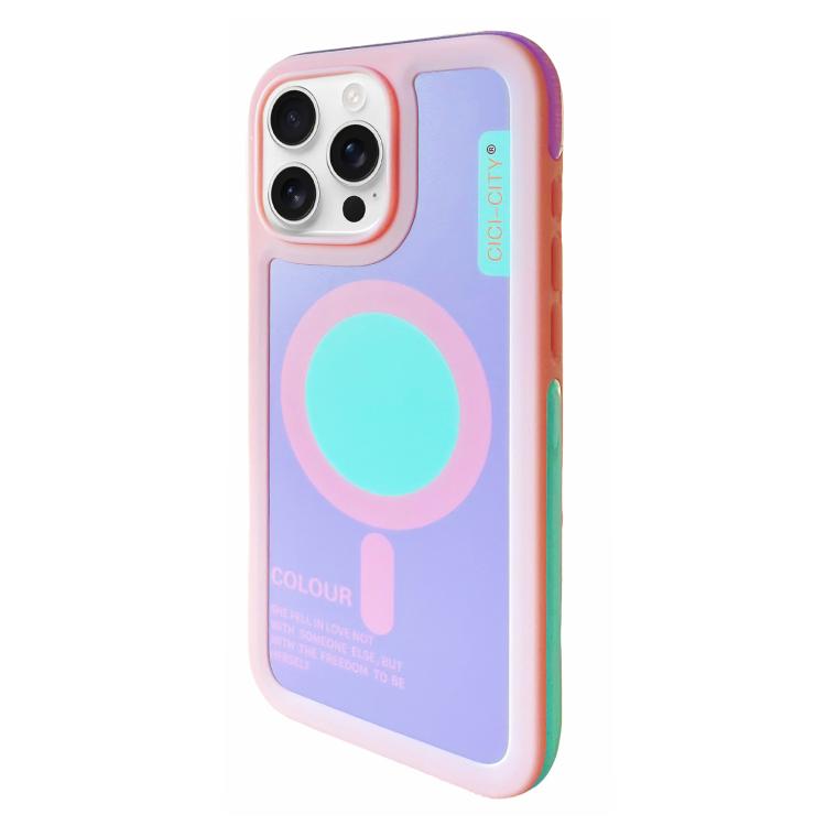 Custodia magnetica anticollisione CICI-CITY CH-59 Dopamine per telefono, For iPhone 15 Pro Max, For iPhone 15 Pro