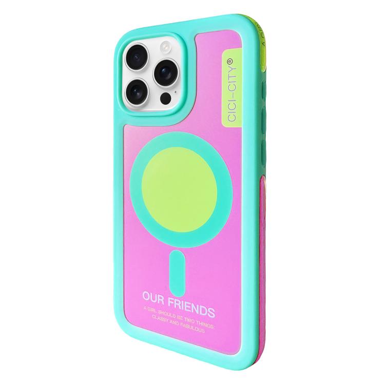 Custodia magnetica anticollisione CICI-CITY CH-59 Dopamine per telefono, For iPhone 15 Pro Max, For iPhone 15 Pro