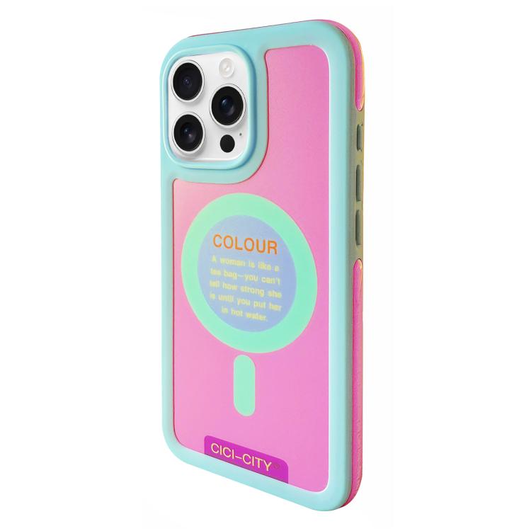 Custodia magnetica anticollisione CICI-CITY CH-59 Dopamine per telefono, For iPhone 15 Pro Max, For iPhone 15 Pro