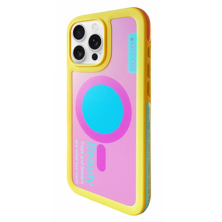 Custodia magnetica anticollisione CICI-CITY CH-59 Dopamine per telefono, For iPhone 15 Pro Max, For iPhone 15 Pro