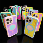 Custodia magnetica anticollisione CICI-CITY CH-59 Dopamine per telefono, For iPhone 16 Pro Max, For iPhone 16 Pro
