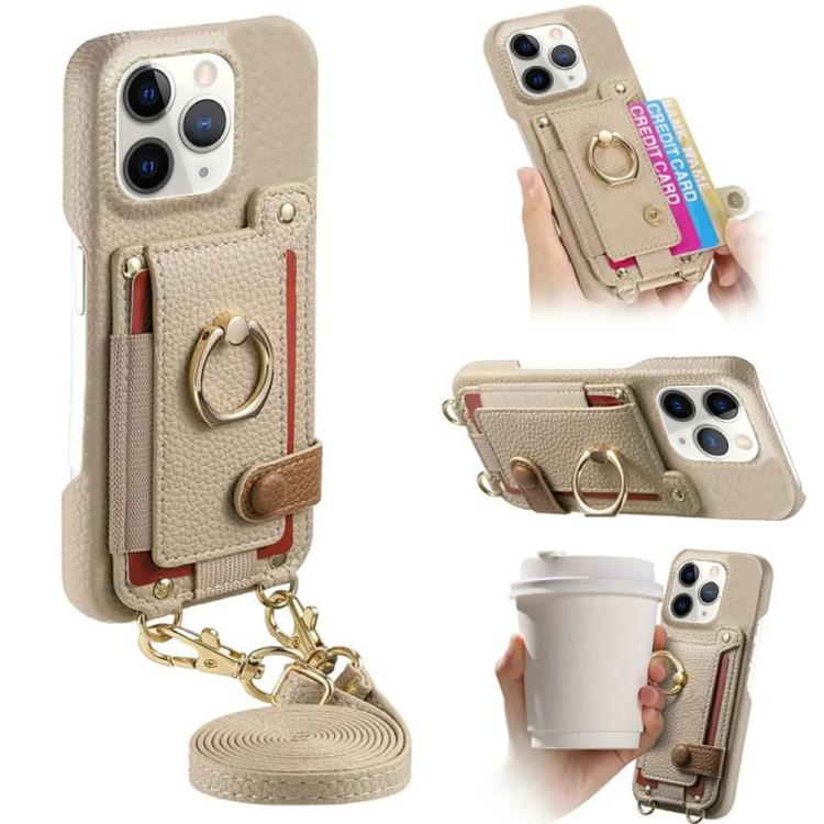 Custodia portafoglio in pelle vegana effetto litchi per iPhone 11