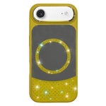 Custodia magnetica per telefono con superficie a specchio in cristallo e strass., For iPhone Air, For iPhone 16 Pro Max, For iPhone 16 Pro