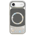 Custodia magnetica per telefono con superficie a specchio in cristallo e strass., For iPhone Air, For iPhone 16 Pro Max, For iPhone 16 Pro
