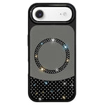 Custodia magnetica per telefono con superficie a specchio in cristallo e strass., For iPhone Air, For iPhone 16 Pro Max, For iPhone 16 Pro