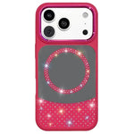 Custodia magnetica con specchio e strass per iPhone 17 Pro