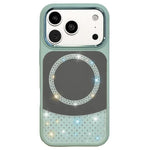 Custodia magnetica con specchio e strass per iPhone 17 Pro
