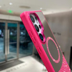 Custodia magnetica per telefono con superficie a specchio in cristallo e strass., For Samsung Galaxy A36 5G / A56 5G, For Samsung Galaxy A16 5G / 4G, For Samsung Galaxy A15 5G / 4G