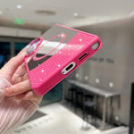 Custodia magnetica per telefono con superficie a specchio in cristallo e strass., For Samsung Galaxy S23+ 5G, For Samsung Galaxy S23 5G, For Samsung Galaxy S22 Ultra 5G