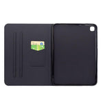 Custodia per tablet smart in ecopelle con filo da cucito Voltage, For Samsung Galaxy Tab S5e / T720