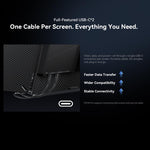 Blackview DCM5 14 inch Dual Monitor Portable Laptop Screen Extender with Speaker, DCM5