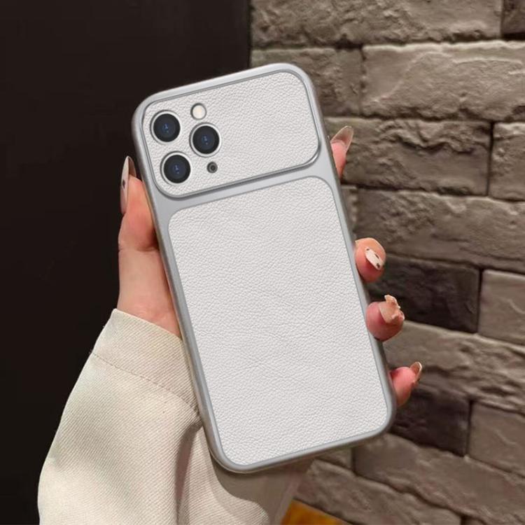Custodia TPU con rivestimento effetto pelle per iPhone 11 Pro Max