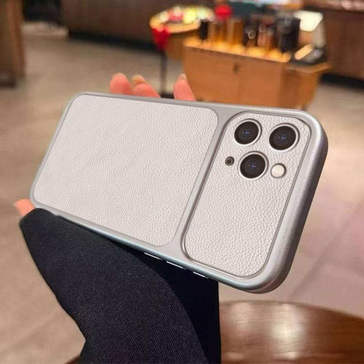Custodia TPU con rivestimento effetto pelle per iPhone 11 Pro Max