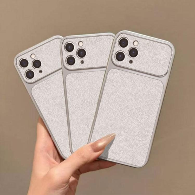 Custodia TPU con rivestimento effetto pelle per iPhone 11 Pro Max
