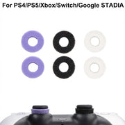 XDcase 6 anelli di precisione in silicone morbido per PS4 / PS5 / Xbox / Switch / Google Stadia, 6PCS