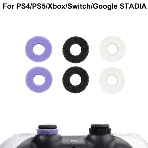 XDcase 6 anelli di precisione in silicone morbido per PS4 / PS5 / Xbox / Switch / Google Stadia, 6PCS