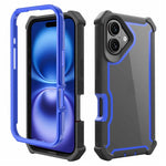 Custodia antiurto in TPU e PC per iPhone 16 Plus