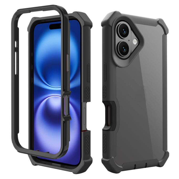 Custodia antiurto in TPU e PC per iPhone 16 Plus