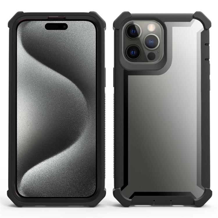 Custodia antiurto TPU e PC per iPhone 15 Pro e 15 Plus
