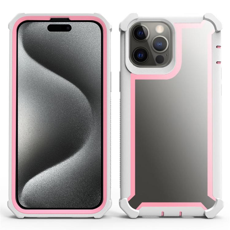 Custodia antiurto TPU e PC per iPhone 15 Pro e 15 Plus
