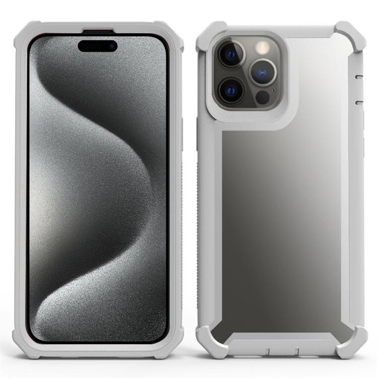 Custodia antiurto TPU e PC per iPhone 15 Pro e 15 Plus