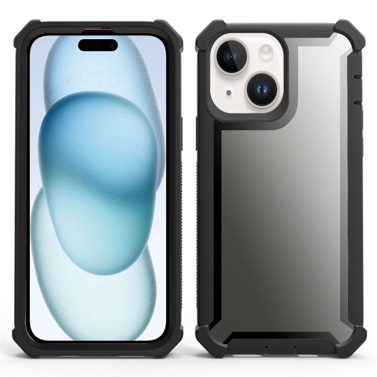 Custodia antiurto TPU e PC per iPhone 15 Pro e 15 Plus