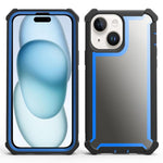 Custodia antiurto TPU e PC per iPhone 15 Pro e 15 Plus