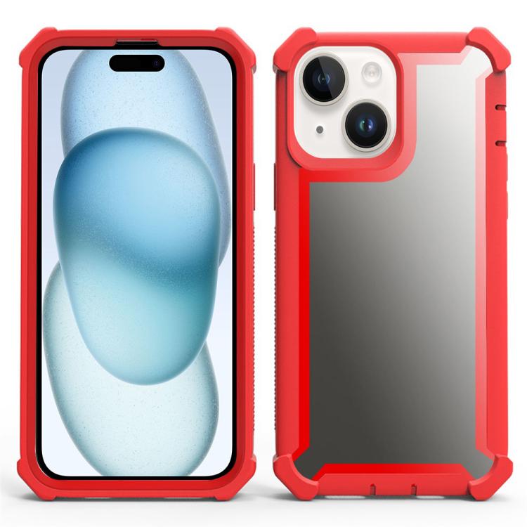 Custodia antiurto TPU e PC per iPhone 15 Pro e 15 Plus