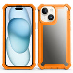 Custodia antiurto TPU e PC per iPhone 15 Pro e 15 Plus