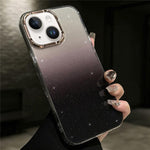Custodia antiurto con glitter sfumati per iPhone 16 Plus
