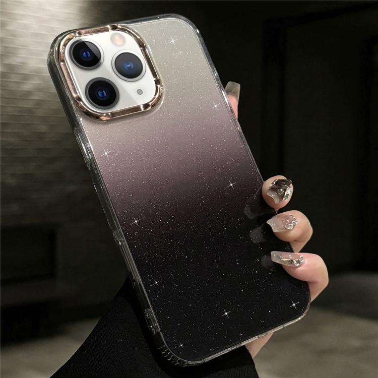 Custodia antiurto glitter in PC e TPU per iPhone 13 e 12