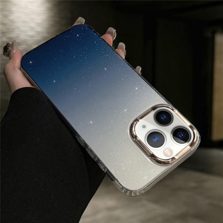 Custodia antiurto glitter in PC e TPU per iPhone 13 e 12