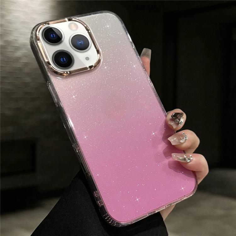 Custodia antiurto glitter in PC e TPU per iPhone 13 e 12