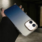 Custodia antiurto glitter in PC e TPU per iPhone 13 e 12
