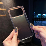 Custodia antiurto con glitter sfumati per iPhone 16 Plus