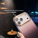 Custodia antiurto con glitter sfumati per iPhone 17 Pro Max
