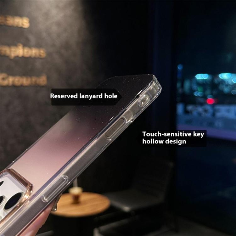 Custodia antiurto glitter in PC e TPU per iPhone 13 e 12