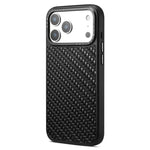 Custodia magnetica per telefono Denier A26 in vera pelle con trama intrecciata., For iPhone 17 Pro Max, For iPhone 17 Pro, For iPhone 16 Pro Max, For iPhone 16 Pro, For iPhone 15 Pro Max, For iPhone 15 Pro