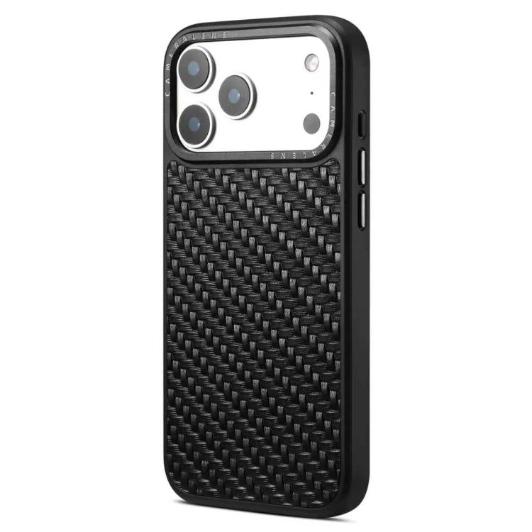 Custodia magnetica per telefono Denier A26 in vera pelle con trama intrecciata., For iPhone 17 Pro Max, For iPhone 17 Pro, For iPhone 16 Pro Max, For iPhone 16 Pro, For iPhone 15 Pro Max, For iPhone 15 Pro
