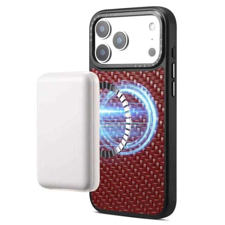 Custodia magnetica per telefono Denier A26 in vera pelle con trama intrecciata., For iPhone 17 Pro Max, For iPhone 17 Pro, For iPhone 16 Pro Max, For iPhone 16 Pro, For iPhone 15 Pro Max, For iPhone 15 Pro